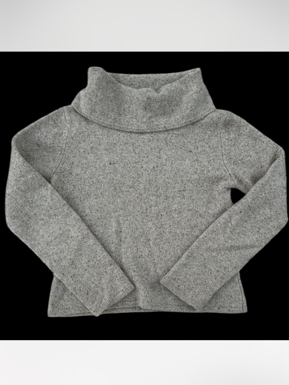 Vintage Blue Asphalt Lambswool & Silk Blend Turtleneck Sweater, 90s Knit Y2K